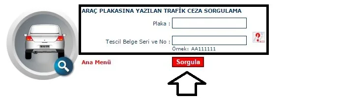 Plaka Ceza Sorgulama