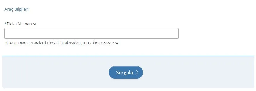 Zorunlu Trafik Sigortası Sorgulama