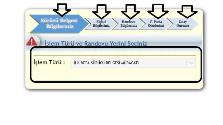 trafik tescil randevu