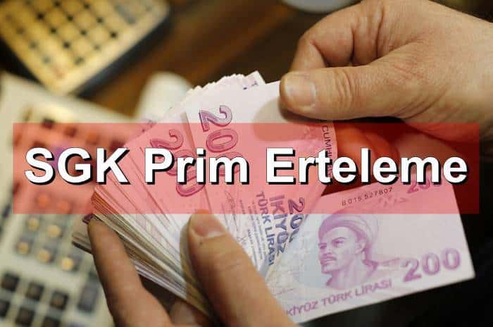SGK Prim Erteleme