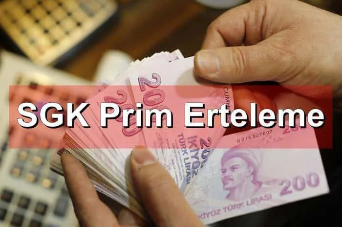 SGK Prim Erteleme