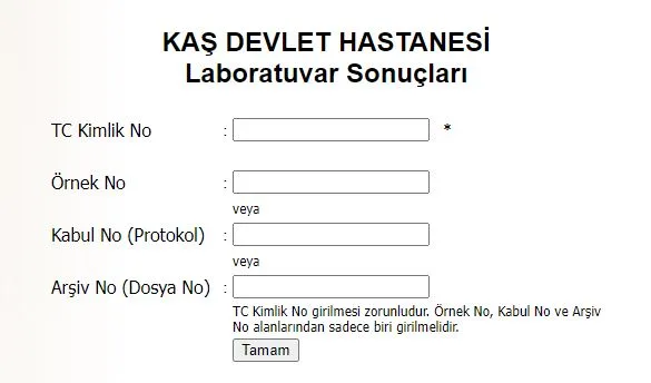 MHRS Antalya Kaş Devlet Hastanesi Randevu Alma 2