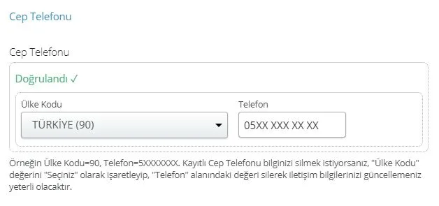 E-Devlet Cep Telefonu, E-Posta Doğrulama ve Değiştirme