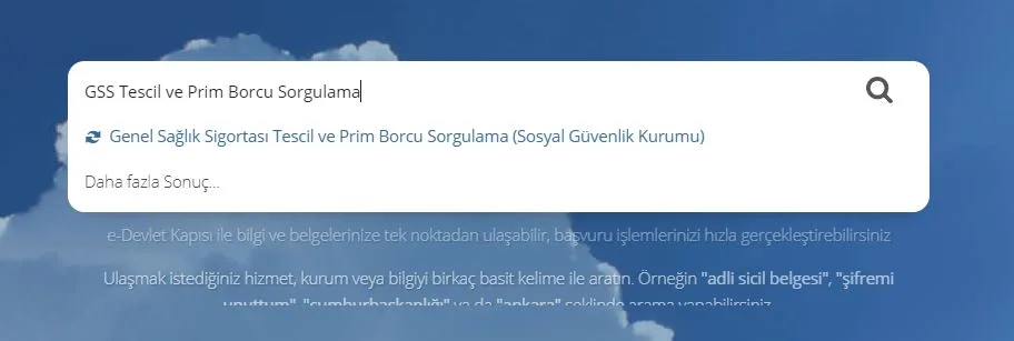 TC Kimlik No İle GSS Borç Sorgulama E-Devlet