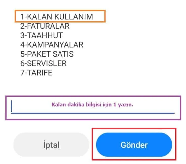 Online Türk Telekom Faturasız Hat Paketi Sorgula 4