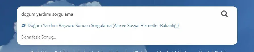 doğum parası sorgulama