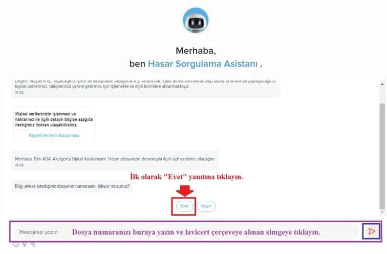 Ak Sigorta Hasar Dosyası Sorgulama 3