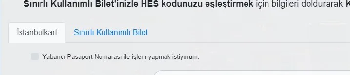 İstanbul Kart HES Kodu Eşleştirme, Tanımlama, Yükleme Ekranı 2022 5