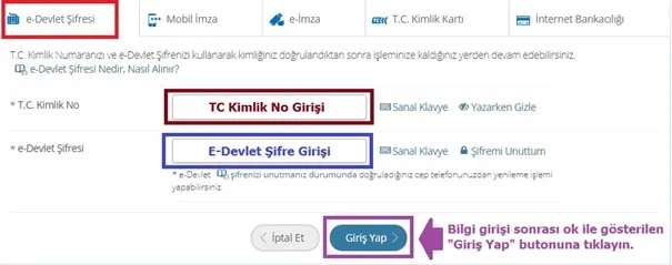 E-Devlet Araç Kasko ve Sigorta Sorgulama 2