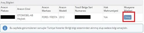 E-Devlet Araç Kasko ve Sigorta Sorgulama 8