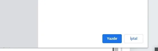 barkodlu belge yazdırma ekranı