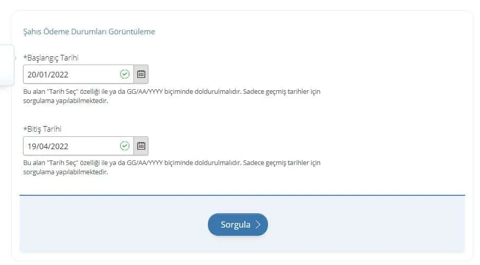çeyiz parası sorgulama ekranı