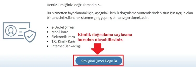 e-devlet kimlik doğrulama