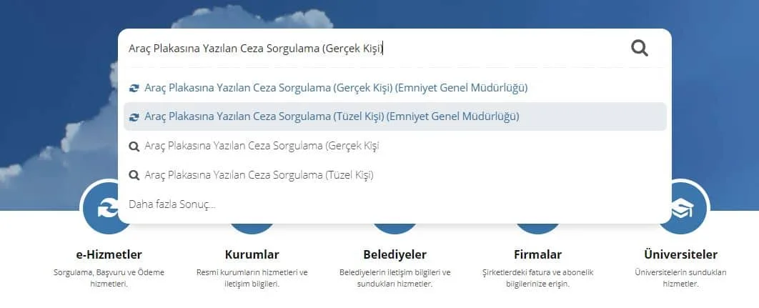 Trafik Cezası Sorgulama Plakaya Göre