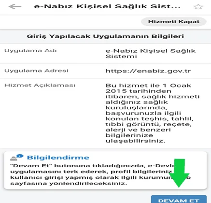 e-devlet aşı sorgulama geçiş