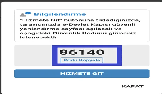 e-devlet aşı sorgulama doğrulama kodu