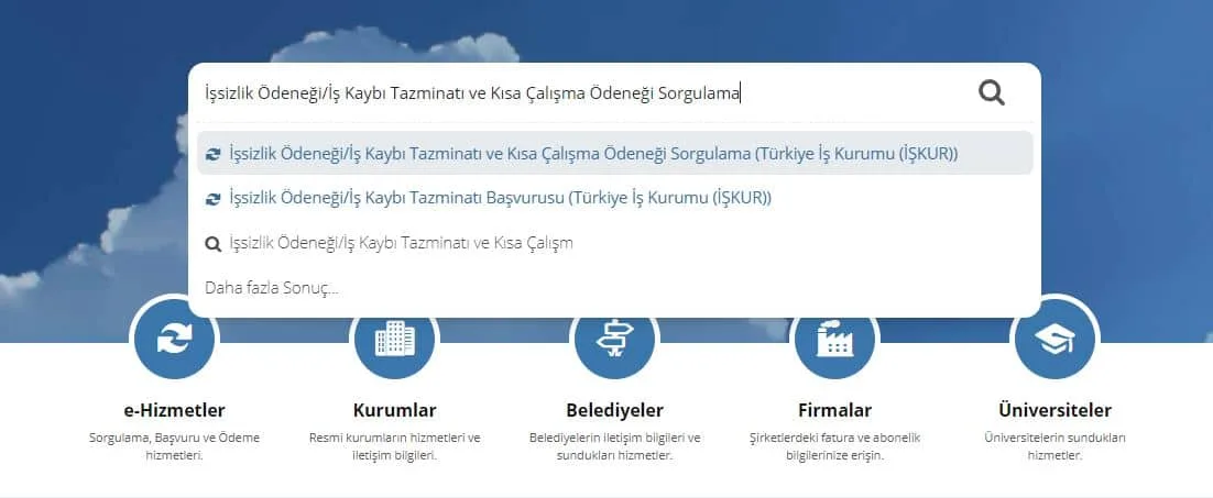 edevlet işsizlik maaşı sorgulama ekranı