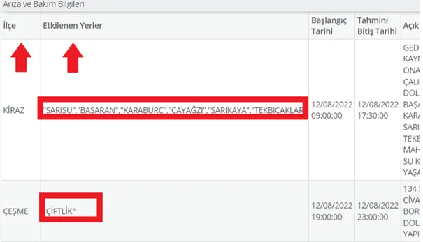 İZSU İzmir Fatura Borç Sorgulama Ekranı 10