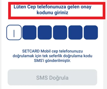 Setcard Bakiye Sorgulama Online Ekran 5