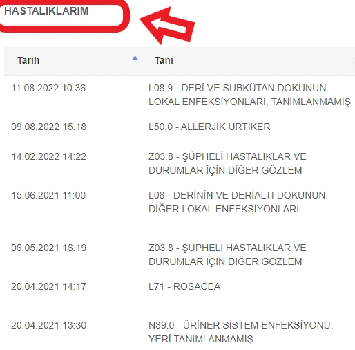 E-Nabız Covid ve PCR Test Sonucu Sorgulama 10