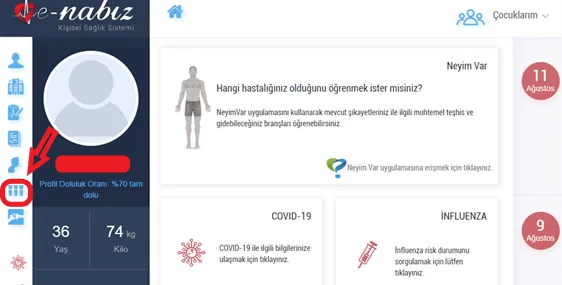 E-Nabız Covid ve PCR Test Sonucu Sorgulama 3