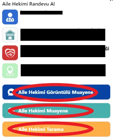 MHRS Randevu Alma ve Sorgulama Ekranı 8
