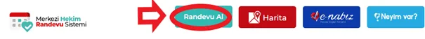 MHRS Randevu Alma ve Sorgulama Ekranı