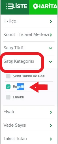 TOKİ Engelli Sosyal Konut Projesi Başvuru Şartları 3