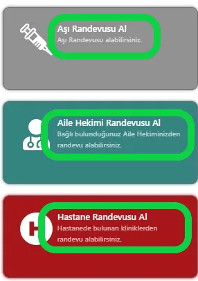 T.C No İle Hastane Randevu Alma Ekranı 3