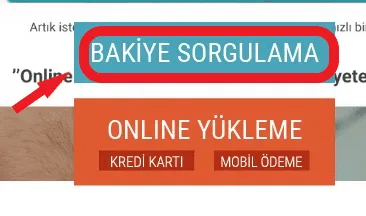 Kahramankart Bakiye Sorgulama ve Yükleme