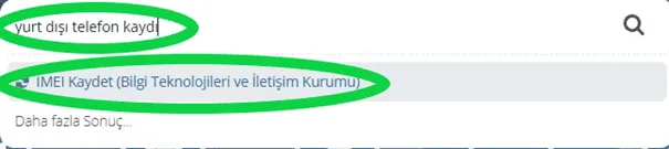 Yurtdışı Telefon Kayıt İşlemleri E-Devlet