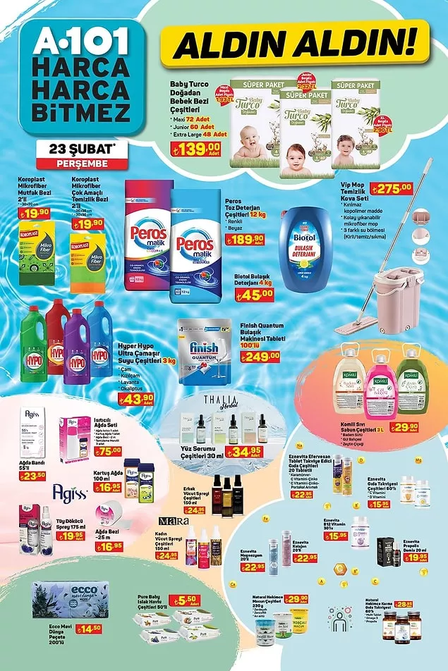 İndirim Günleri Başlıyor! 18-25 Şubat 101, BİM ve ŞOK Marketlerin Aktüel Ürün Listesi 12