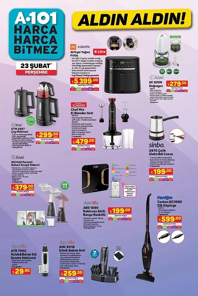İndirim Günleri Başlıyor! 18-25 Şubat 101, BİM ve ŞOK Marketlerin Aktüel Ürün Listesi 5