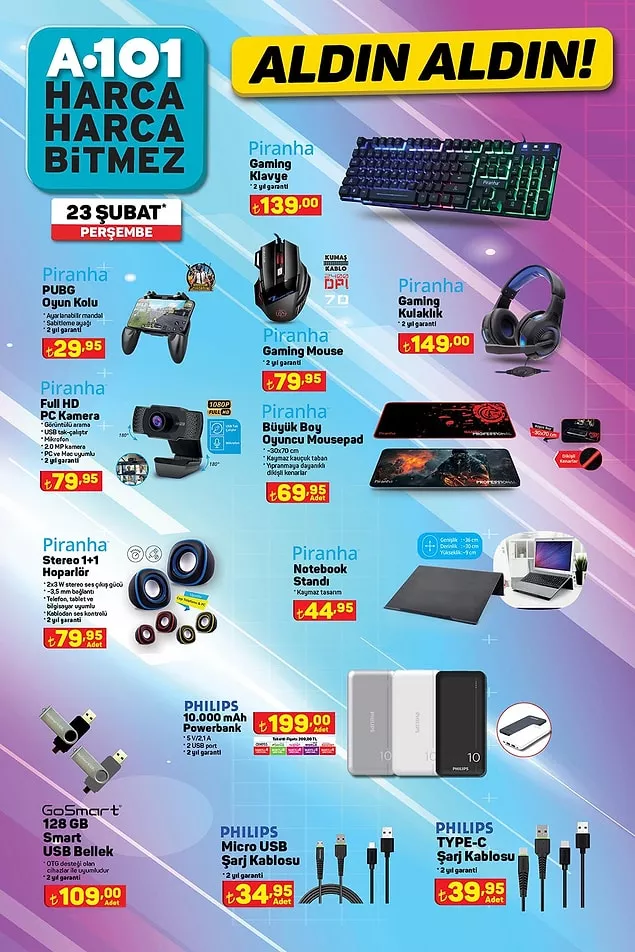 İndirim Günleri Başlıyor! 18-25 Şubat 101, BİM ve ŞOK Marketlerin Aktüel Ürün Listesi 6