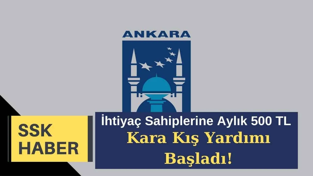 Ankara Büyükşehir Belediyesinin Kara Kış Yardımı Başladı!