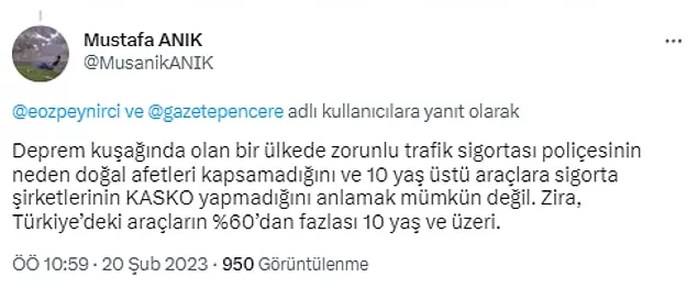 Trafik Sigortası ve Kasko Enkaz Altında Kalan Aracın Deprem Hasarını Karşılıyor mu? 4