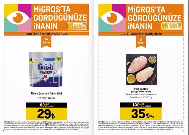 Migros'tan Büyük İndirim! 1 Mart'a Kadar Geçerli Migroskop İndirim Kataloğu