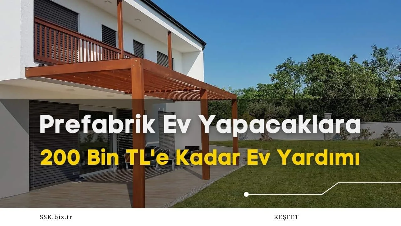 Prefabrik Ev Yapacaklara Cumhurbaşkanı Erdoğan'dan Müjde! 200 Bin TL'e Kadar Ev Yardımı
