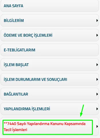 2023 Trafik Cezası Borç Yapılandırma Ekranı 5