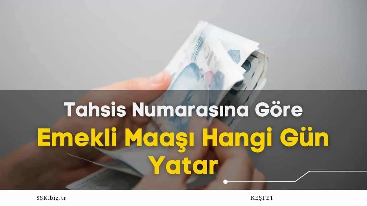 Tahsis Numarasına Göre Emekli Maaşı Hangi Gün Yatar?