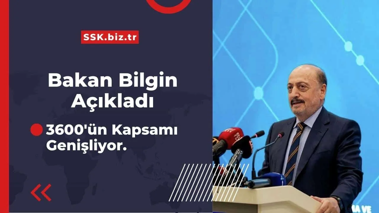 3600 Günden Emekli Olmak İsteyenlere Bakandan Müjdeli Haber Geldi!