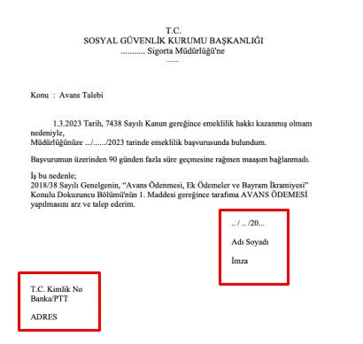 SGK Emekli Maaşı Avans Başvuru Rehberi