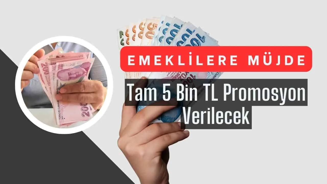 Hamza Dağ Açıkladı! Emeklilere Gelecek Ay Tam 5 Bin TL Promosyon Verilecek