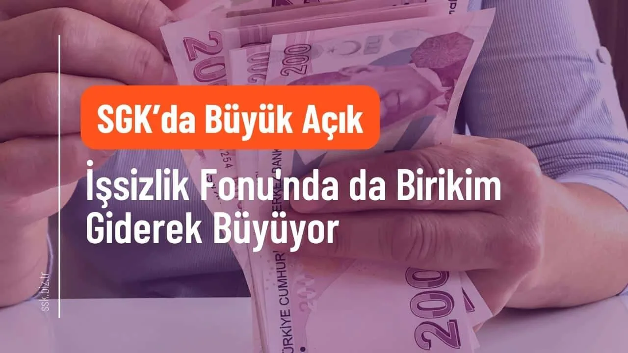 Sosyal Güvenlik Kurumu'nda Büyük Açık, İşsizlik Fonu'nda da Birikim Giderek Büyüyor