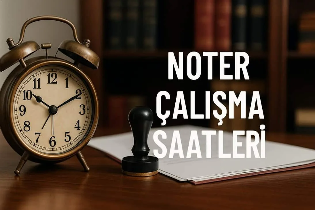 Noter Çalışma Saatleri 2025 Güncel