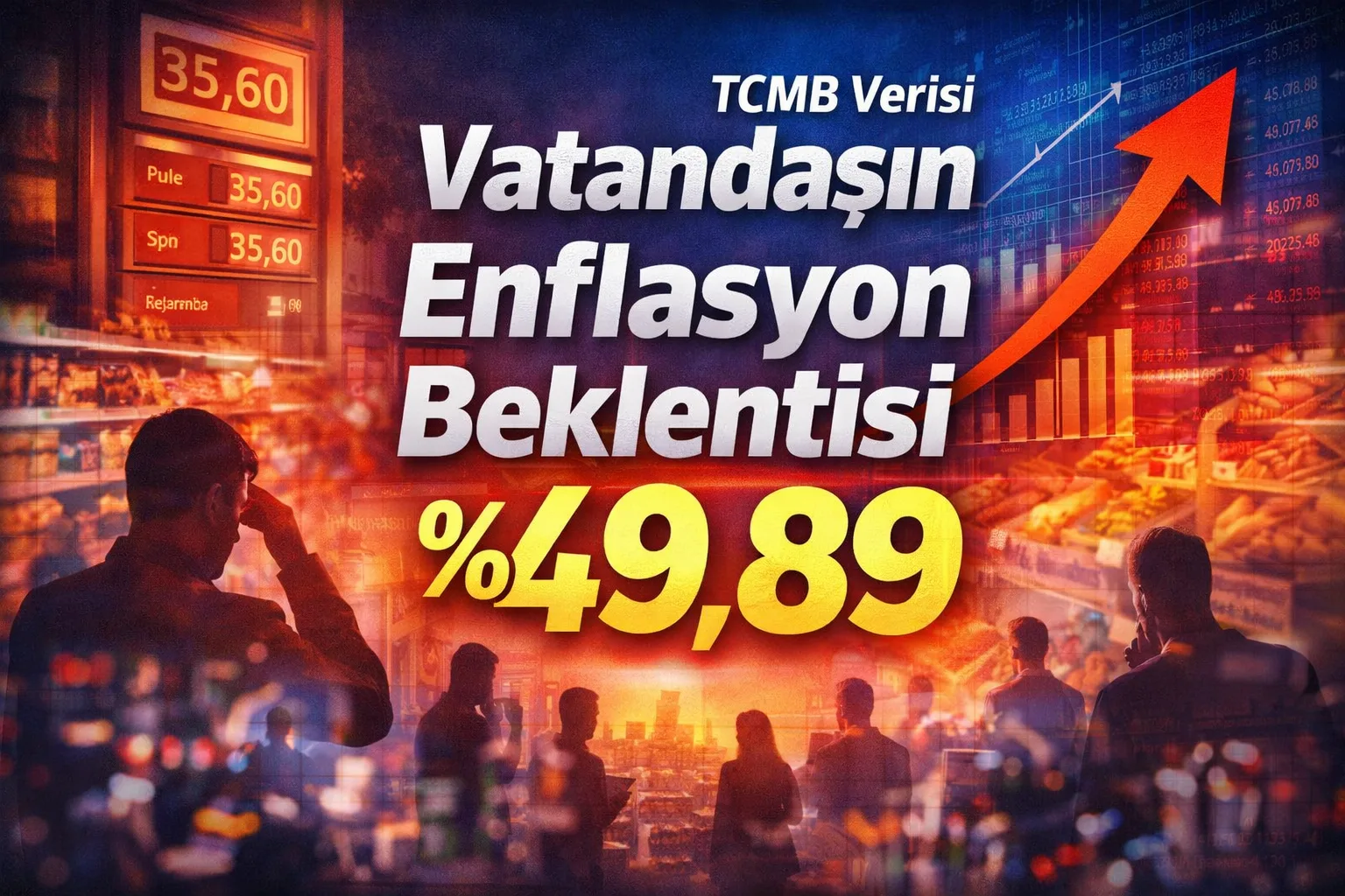 TCMB Verisi Dikkat Çekti: Vatandaşın Enflasyon Beklentisi Yüzde 50 Sınırına Dayandı