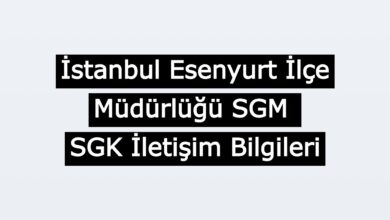 esenyurt sgk iletisim bilgileri