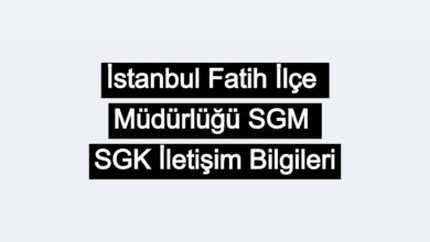 fatih sgk iletisim bilgileri