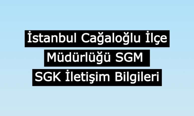 istanbul cagaloglu sgk