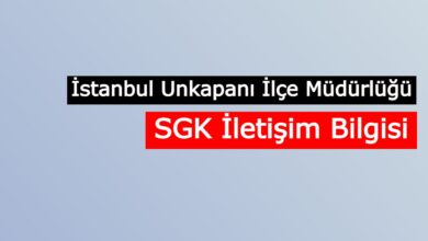 istanbul unkapani sgk iletisim bilgileri